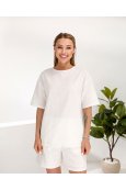 Костюм блуза + шорти KCM 399-00863 Білий - фото 