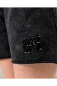 Костюм футболка + шорти Miu Miu 2517 Чорний - фото 