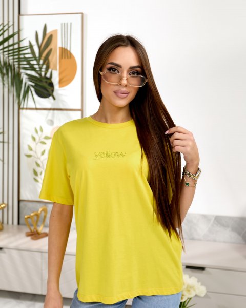 Футболка короткий рукав Pepper & Mint CB132 Жовтий