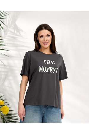 Футболка короткий рукав Fashion 2553 Графітовий