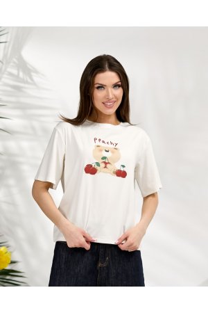 Футболка короткий рукав Macro 8008 Білий
