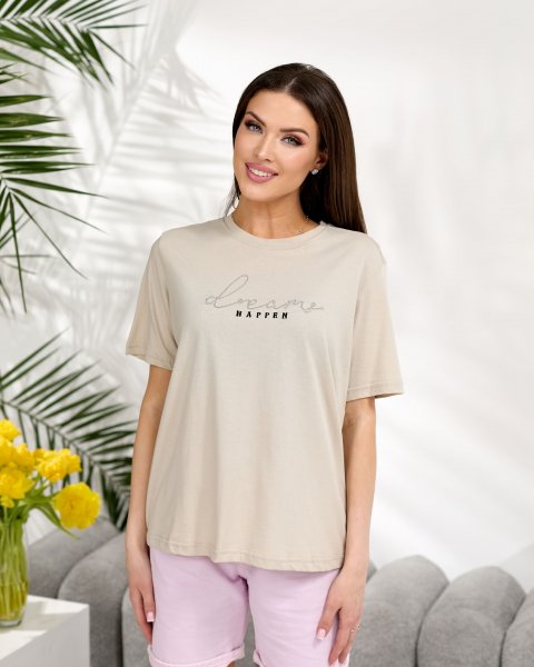 Футболка короткий рукав Pepper & Mint BX185 Бежевий