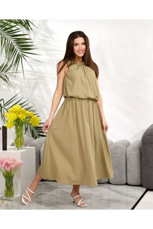 Костюм топ + спідниця Remix W 3138 Бежевий