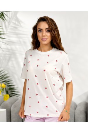 Футболка короткий рукав Pepper & Mint CB99 Білий