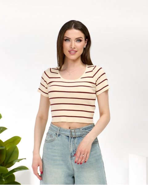 Футболка короткий рукав Juzi 103539 Бежевий