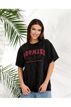 Футболка короткий рукав Fashion 1751 Чорний