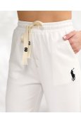 Костюм футболка + штани Polo 8895 Білий - фото Костюм футболка + штани Polo 8895 Білий - фото
