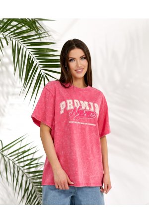 Футболка короткий рукав Fashion 1751 Рожевий