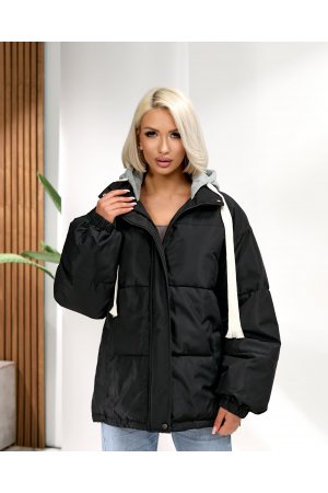 Куртка синтепон Luheyumei 399-808 Чорний