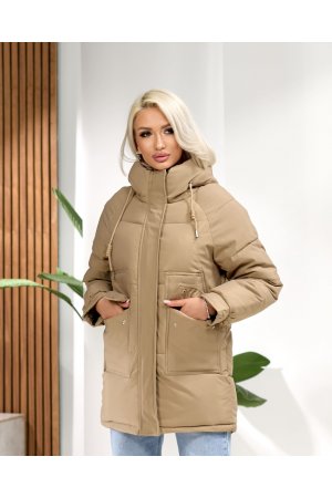 Куртка синтепон Tayishe 8311 Бежевий