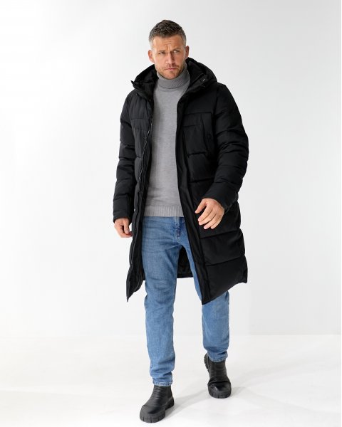 Куртка синтепон Pogo PG6625-1 Чорний Куртка синтепон Pogo PG6625-1 Чорний