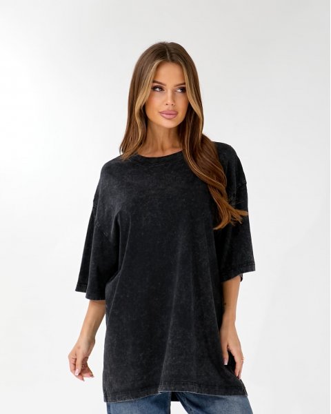 Футболка короткий рукав Fashion 522 Чорний