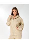 Костюм кофта + штани Modengyixiu 89122 Молочний - фото Костюм кофта + штани Modengyixiu 89122 Молочний - фото