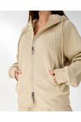 Костюм кофта + штани Modengyixiu 89122 Молочний - фото Костюм кофта + штани Modengyixiu 89122 Молочний - фото