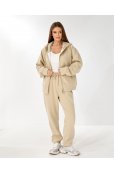 Костюм кофта + штани Modengyixiu 89122 Молочний - фото Костюм кофта + штани Modengyixiu 89122 Молочний - фото