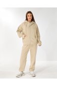 Костюм кофта + штани Modengyixiu 89122 Молочний - фото Костюм кофта + штани Modengyixiu 89122 Молочний - фото