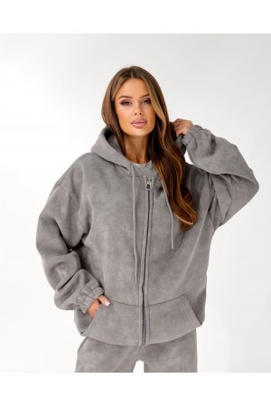 Костюм кофта + штани Modengyixiu 8961-3 Світло сірий