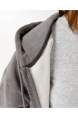 Костюм кофта + штани Modengyixiu 8961-3 Світло сірий - фото Костюм кофта + штани Modengyixiu 8961-3 Світло сірий - фото