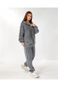 Костюм кофта + штани Modengyixiu 8962 Сірий - фото Костюм кофта + штани Modengyixiu 8962 Сірий - фото