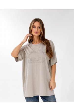 Футболка короткий рукав Fashion 9008 Світло сірий