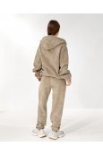 Костюм кофта + штани Modengyixiu 8961-3 Бежевий - фото Костюм кофта + штани Modengyixiu 8961-3 Бежевий - фото