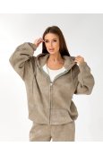 Костюм кофта + штани Modengyixiu 8961-3 Бежевий - фото Костюм кофта + штани Modengyixiu 8961-3 Бежевий - фото
