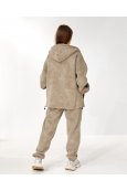 Костюм кофта + штани Modengyixiu 8961-3 Бежевий - фото Костюм кофта + штани Modengyixiu 8961-3 Бежевий - фото
