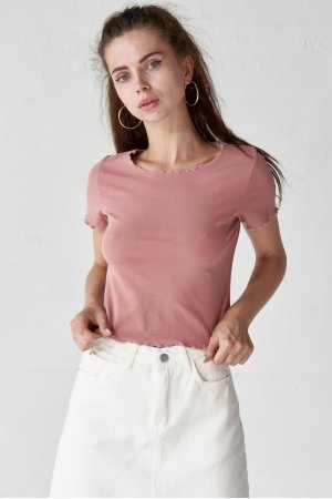 Футболка короткий рукав Happy Swetty 6109 Рожевий