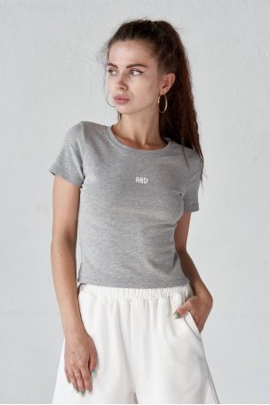 Футболка короткий рукав Happy Swetty 681 Сірий