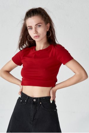 Футболка короткий рукав Happy Swetty 803 Бордовий