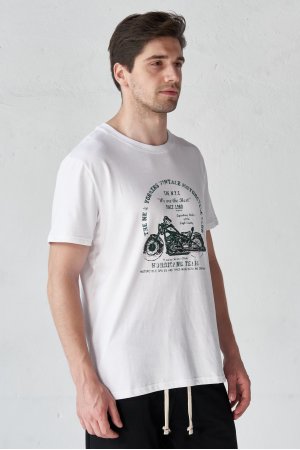 Футболка короткий рукав ModernBanner M621 Білий