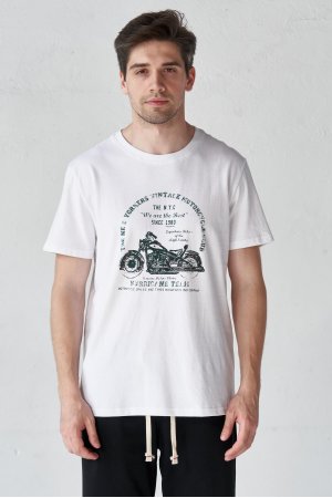 Футболка короткий рукав ModernBanner M621 Білий