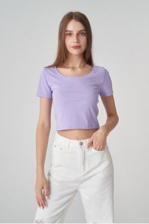 Футболка короткий рукав Happy Swetty 3229 Бузковий
