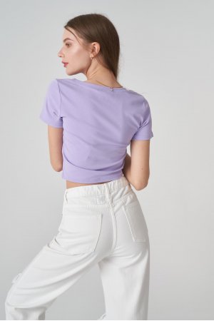 Футболка короткий рукав Happy Swetty 3229 Бузковий