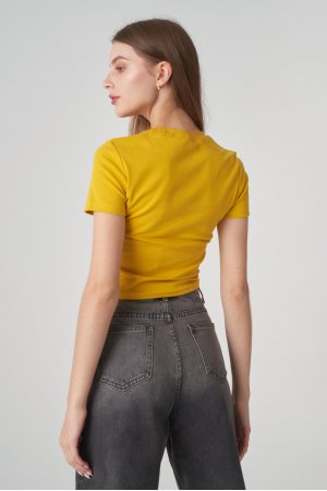 Футболка короткий рукав Happy Swetty 6538 Жовтий