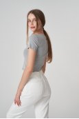 Футболка короткий рукав Happy Swetty 682 Сірий - фото Футболка короткий рукав Happy Swetty 682 Сірий - фото