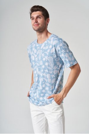 Футболка короткий рукав Dom Tough F2171 блакитний