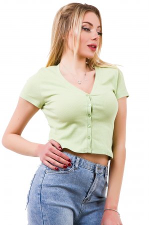 Футболка короткий рукав Lara J3651 Салатовий