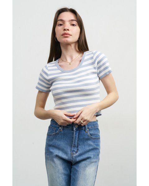 Футболка короткий рукав Juzi 103541 блакитний