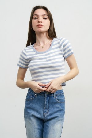 Футболка короткий рукав Juzi 103541 блакитний