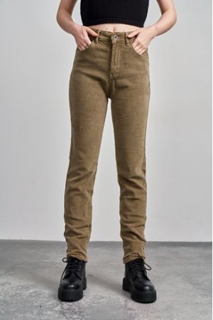 Штани вельвет Denim 6990/73 Бежевий