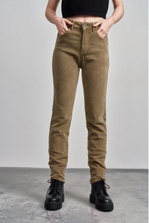 Штани вельвет Denim 6990/73 Бежевий