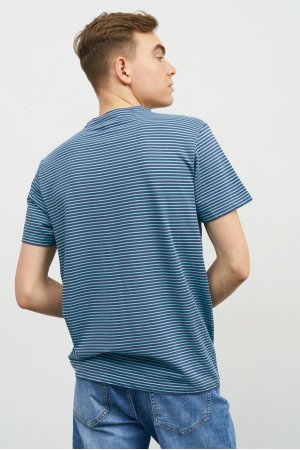 Футболка короткий рукав Sold Out TS-714 Синій