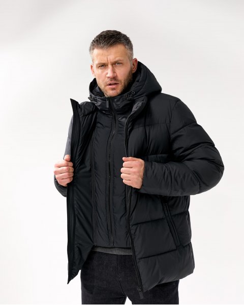 Куртка синтепон Vivacana 65AW7062M Чорний