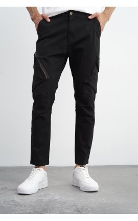 Штани карго Sold Out QPM-28-52 Чорний - фото 2