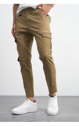 Штани карго Sold Out QPM-31-36 Бежевий - фото 1